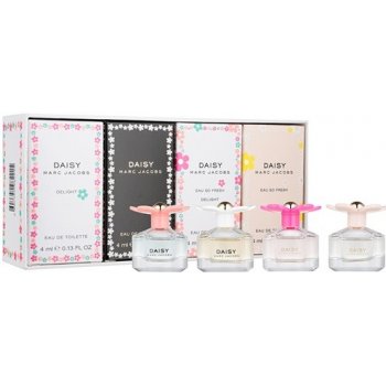 Marc Jacobs Daisy EDT Daisy 4,5 ml + EDT Daisy Delight 4,5 ml + EDT Daisy Eau So Fresh 4,5 ml + EDT Daisy Delight Eau So Fresh 4,5 ml dárková sada