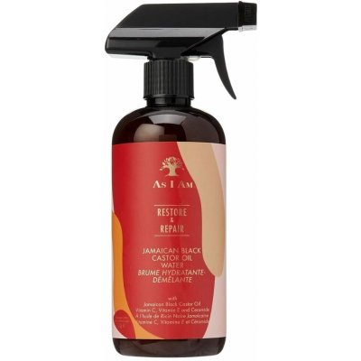 As I Am Jamaican Black Castor Oil Water Sprej pro obnovu hydratace ve vlasech 473 ml – Hledejceny.cz
