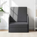 VidaXL rozkládací světle šedé textil 244666 – Sleviste.cz