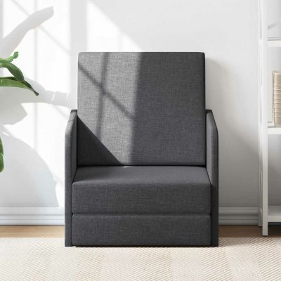 VidaXL rozkládací světle šedé textil 244666 – Sleviste.cz