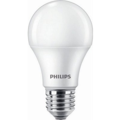 Philips LED žárovka E27 A60 10W 75W teplá bílá 3000K – Zboží Mobilmania