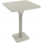 Fermob Luxembourg Pedestal 80 x 80 cm kovový stůl Světle šedý – Hledejceny.cz