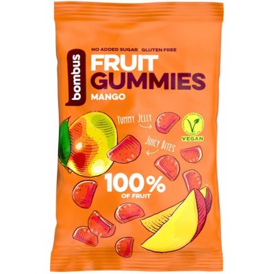 Bombus Fruit gummies mango 35 g – Sleviste.cz