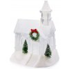 Vánoční osvětlení Markslöjd Dekorace kostel CHAPELLE 3x LED 0,5 W bílá-transp. 23 x 17 x 14 cm