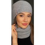 Fashionweek Dámský komplet čepice + nákrčník S3051 šedý – Hledejceny.cz