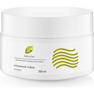 Bebutter šlehané BIO Bambucké máslo Citronová tráva 200 ml – Zboží Mobilmania