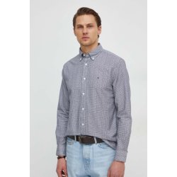 Tommy Hilfiger bavlněná košile regular s límečkem button-down MW0MW33776 černá