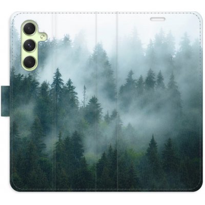 Pouzdro iSaprio Flip s kapsičkami na karty - Dark Forest Samsung Galaxy A54 5G