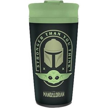 Pyramid International Cestovní hrnek Star Wars Mandalorian Stronger Than You Think 450 ml