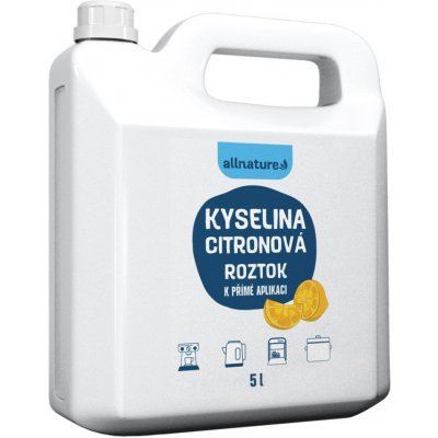 Allnature Kyselina citronová roztok 5000 ml – Zboží Mobilmania