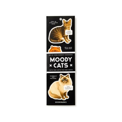 Moody Cats Magnetic Bookmark Set – Hledejceny.cz