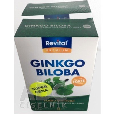 Revital Ginko Biloba Forte Duopack 2 x 60 kapslí – Zboží Mobilmania