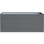 ROJAPLAST Záhon vyvýšený Premium plech antracit 180 x 90 x 76 cm – Zboží Dáma
