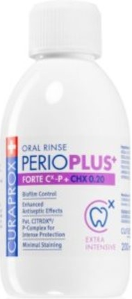 Curaprox ústní výplach Perio Plus+ Forte 0,20% CHX 200 ml od 168 Kč -  Heureka.cz