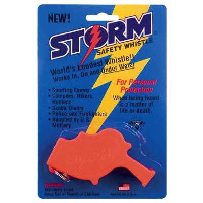 Storm píšťalka plastová Oranžová – Zboží Mobilmania