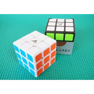 Rubikova kostka 3 x 3 x 3 Fangshi JieYun bílá 545 mm