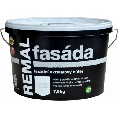 Barvy a laky Teluria Fasádní barva REMAL Akryl 1kg bílá – HobbyKompas.cz