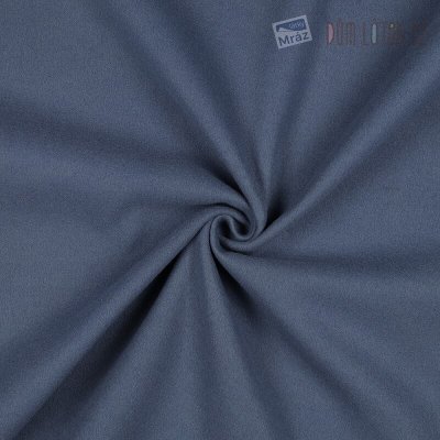 Umělý flauš džínově modrý - zbytek látky, délka 70 cm – Zboží Dáma