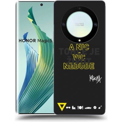 Pouzdro Picasee silikonové Honor Magic5 Lite 5G - Kazma - TOHLE JE ŽIVOT A NIC VÍC NEBUDE černé – Hledejceny.cz