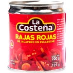 La Costeña Jalapeno Rajas Rojas 220 g