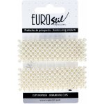 EUROSTIL A4 sponky 2 ks s perlami 8 x 2,5 cm – Zboží Dáma