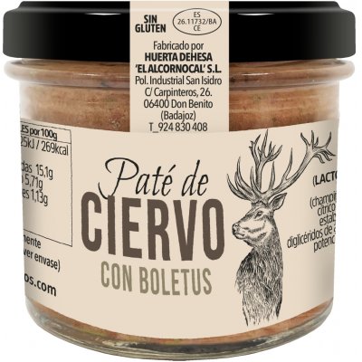 Huerta Dehesa Paštika z jelena s hřibky 110 g – Zboží Dáma