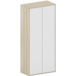 Kancelářská policová skříň FUTURE, 1900x850x450 mm, bílá/dub – Zboží Dáma Kancelářská policová skříň FUTURE, 1900x850x450 mm, bílá/dub – Zboží Dáma