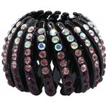 Spona na cop s kamínky Barva: modrá – Zboží Dáma