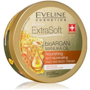 Eveline Cosmetics Extra Soft výživný omlazující krém s arganem a manukou 175 ml