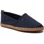 Tommy Hilfiger Basic Tommy Flat Espadrille FW0FW06497 tmavomodrá – Zboží Dáma