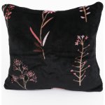 MKLuzkoviny.cz mikroplyš Exclusive Vlčí máky černé 40 x 40 cm – Zboží Dáma