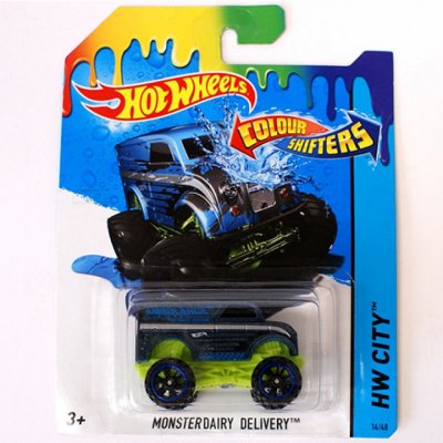 Mattel Hot Weels Angličák color shifters MONSTER DAIRY DELIVERY – Hledejceny.cz