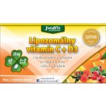 JutaVit Lipozomální vitamín C + D3 s bioflavonoidy a extrakty ze šípků a aceroly 60 tablet – Hledejceny.cz