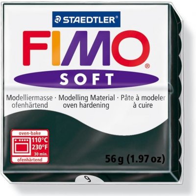 Fimo Staedtler Soft černá 56 g – Zbozi.Blesk.cz
