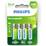Philips AA 2100mAh 4ks R6B4A210/10 – Zboží Živě