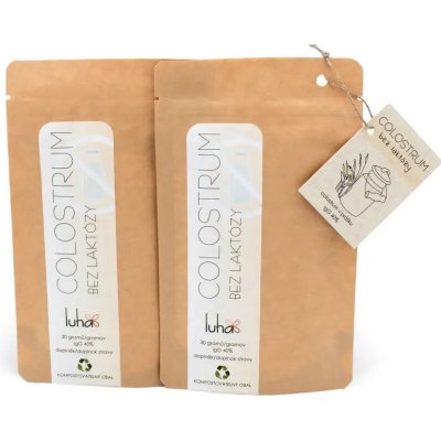 LUHA Colostrum bez laktózy 2 x 30 g – Hledejceny.cz