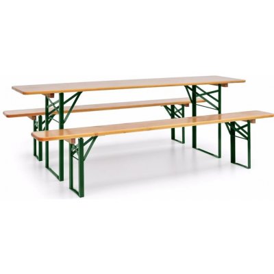 HTI Pivní set skládací 220 x 60 x 3 cm Kiefer – Hledejceny.cz
