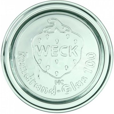 Skleněné víčko WECK 100 mm, 6 ks – Zboží Dáma