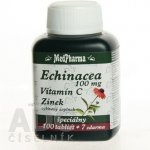 MedPharma Echinacea 100 mg + vitamín C + zinek 107 tablet – Hledejceny.cz