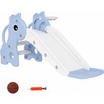 AIYAPLAY Dětská skluzavka 3 v 1, 106 x 51,5 x 52 cm modrá – Zboží Dáma