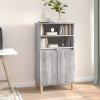 Regál a polička Prolenta Maison Exclusive Skříň highboard šedá sonoma 60 x 36 x 110 cm kompozitní dřevo