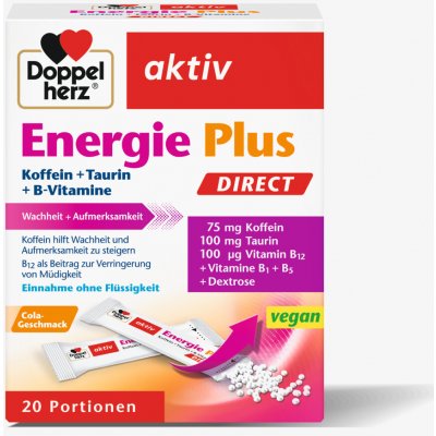 Doppel herz Energie Plus 20 sáčků – Hledejceny.cz