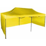 Expodum Nůžkový stan 3x6m ocelový Žlutá 3 boční plachty – Zboží Dáma