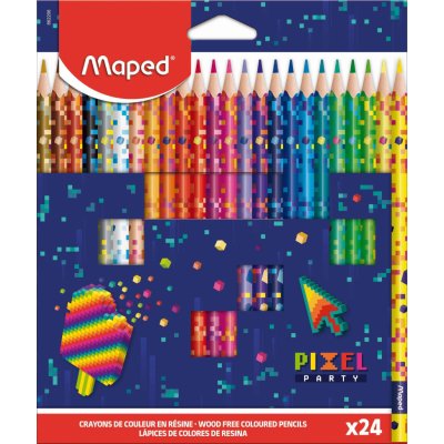 Maped Pastelky Pixel Party 862206 24 ks – Zboží Živě