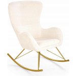 Halmar Houpací křeslo LIBERTO 2 krémové/černé/přírodní – Zbozi.Blesk.cz