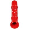 Dětská hudební hračka a nástroj Goki píšťalka v moderním designu červená