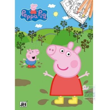 Prasátko Peppa Velké omalovánky ve formátu A4