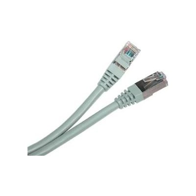 CTnet 129010 Patch, RJ45, cat. 6, FTP, 1m, šedý – Zboží Živě
