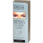 Delia Henna prášková barva na obočí a řasy Black 1,5 g – Zboží Dáma