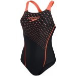 Speedo Medley Logo 1 Piece black/Siren Red – Zboží Mobilmania